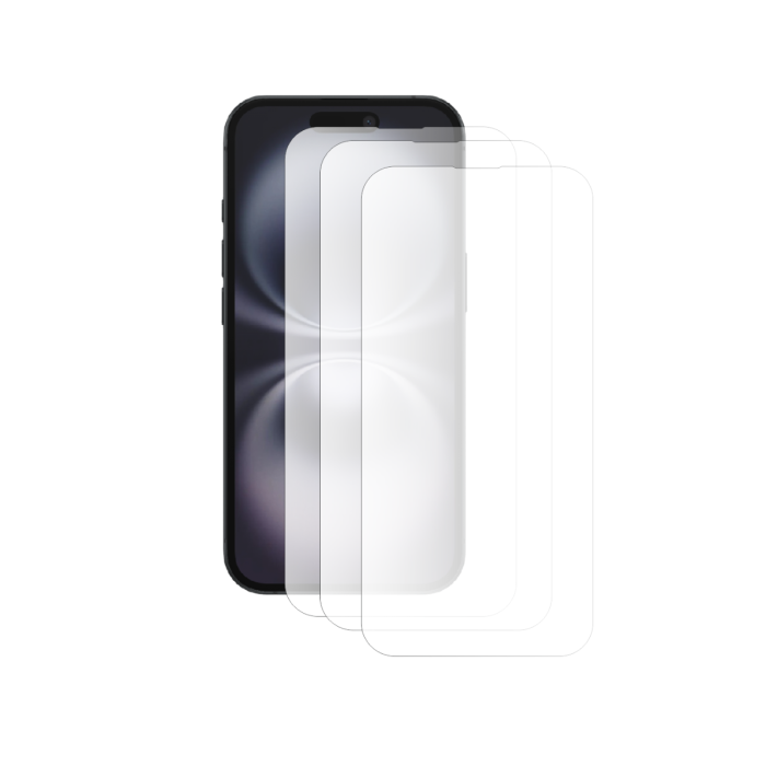 Set 3 Folii Protectie pentru iPhone 16 Folii flexibile 9H Montare usoara Fabricat in Romania